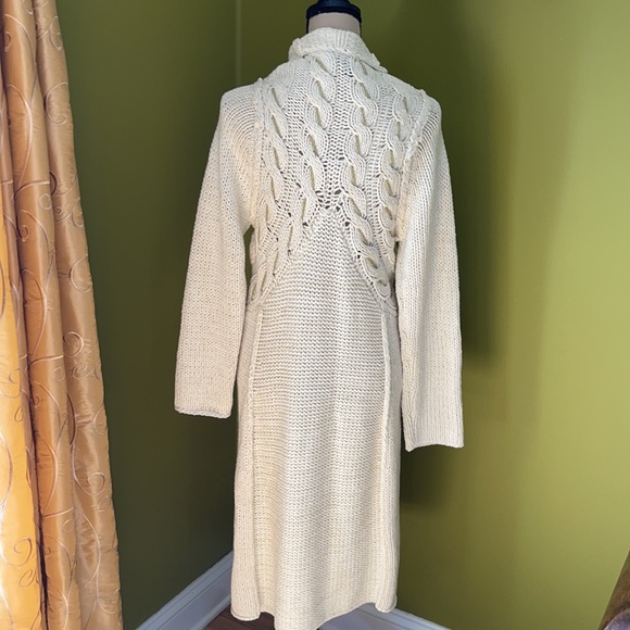 BOSTON DESIGN STUDIO  ASYM ZIPPER LUREX CARDIGAN L - Picture 6 of 16